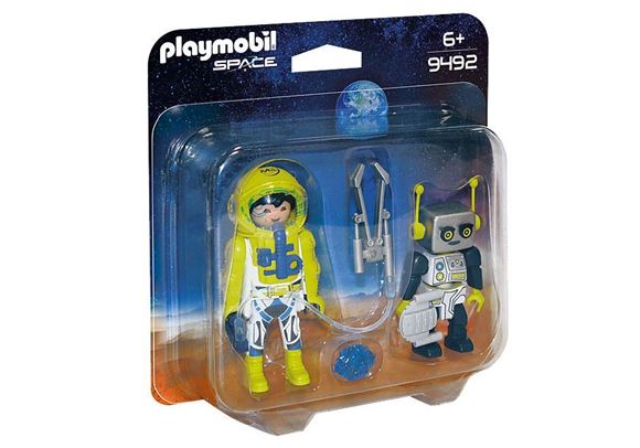 Imagen de Playmobil 9492 - Duo Pack - Astronauta Y Robot