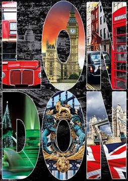 Imagen de Puzzle 1000 Piezas - Collage de Londres