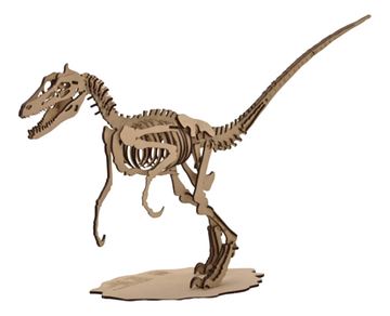 Imagen de Puzzle De Madera Dinosauro Velocirraptor